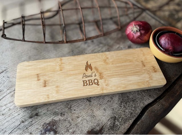 Personalised BBQ Long Bamboo Board